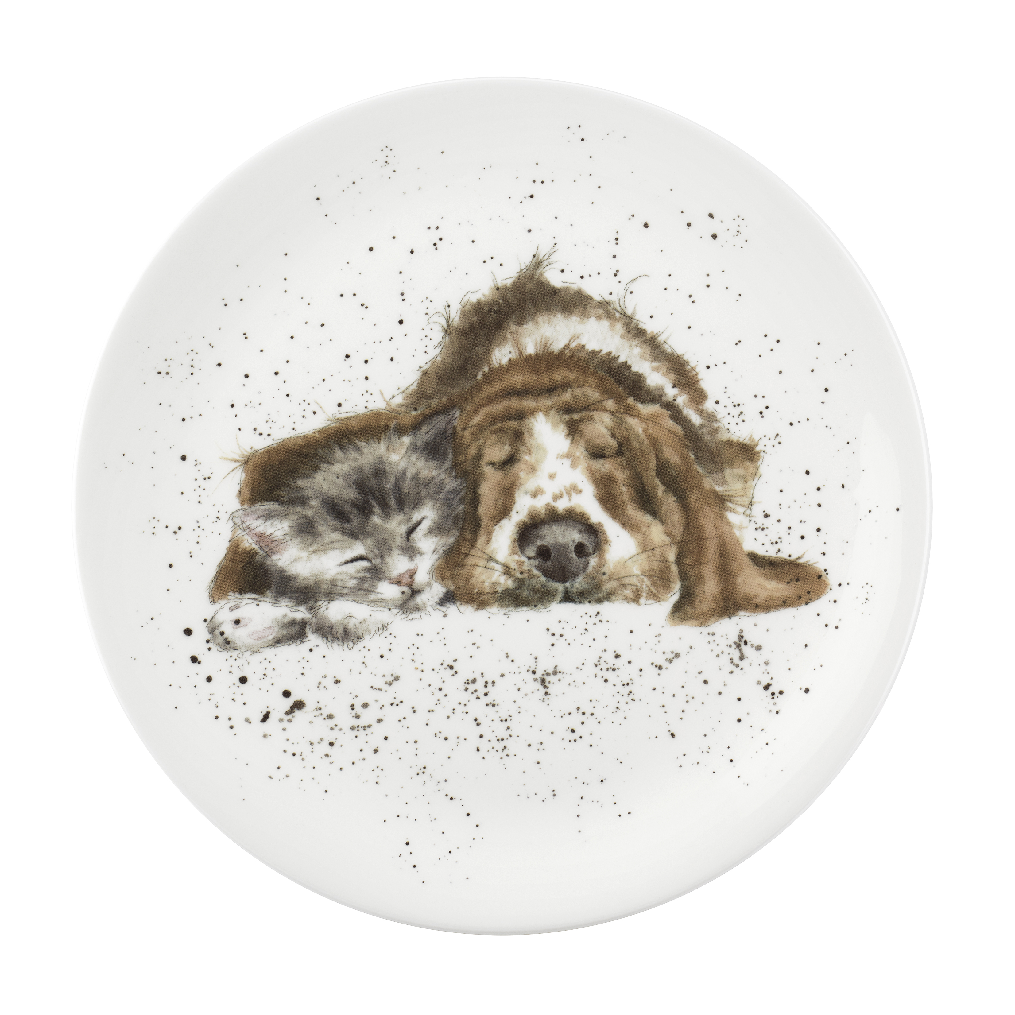 Dog & Catnap  8 Inch Plate (Dog/Cat) image number null